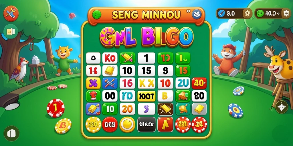 Screenshot utama 33L menampilkan gameplay Bingo yang seru dan interaktif.