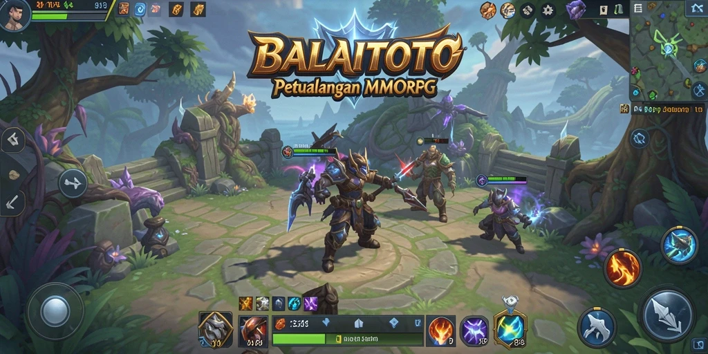 Screenshot gameplay BALAITOTO yang menampilkan aksi seru MMORPG.
