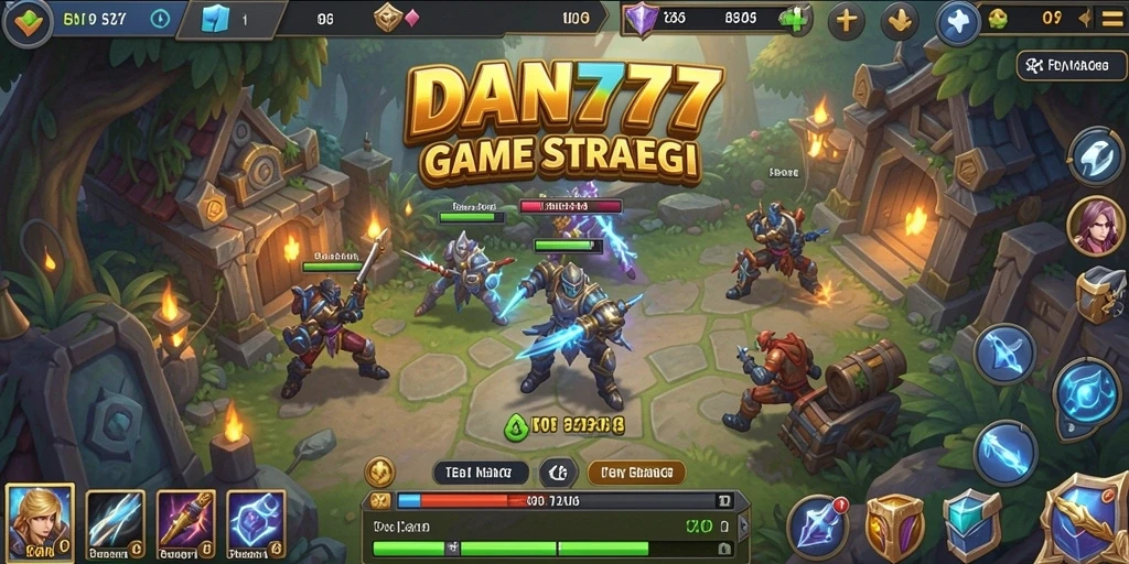 Tampilan gameplay yang mendebarkan di DAN777 dengan strategi SLG.