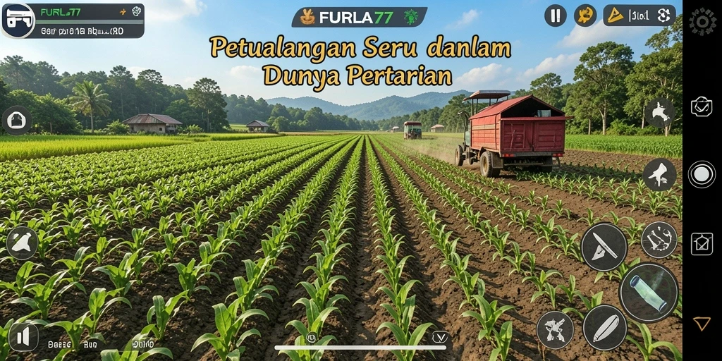 Gameplay seru dalam mengelola lahan pertanian di FURLA77.
