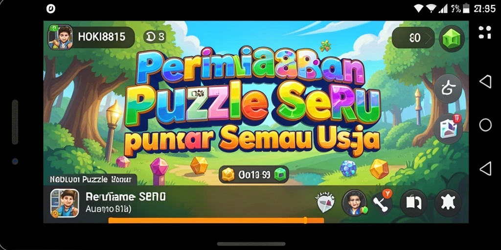 Tampilan gameplay HOKI8815 yang menantang dan penuh warna.