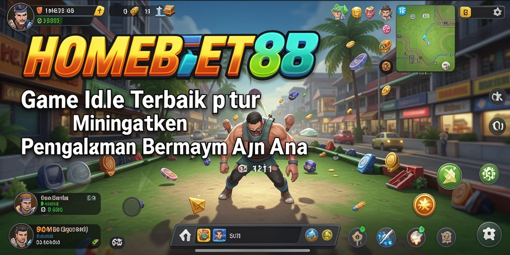 Tampilan menarik dari gameplay HOMEBET88 yang penuh warna.