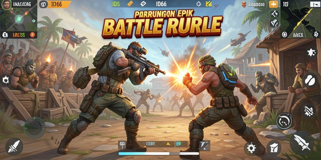 Tampilan gameplay menegangkan dari ID66 saat bertarung untuk bertahan hidup.