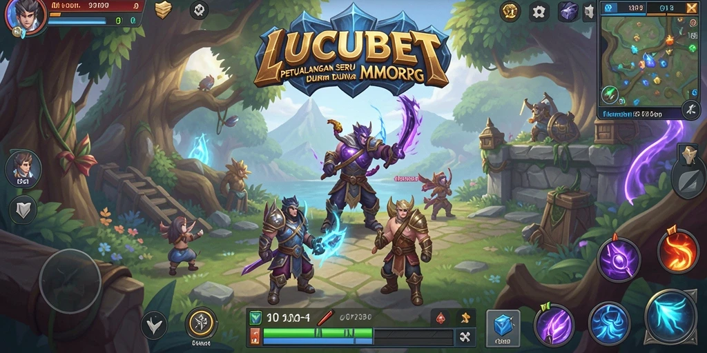 Tampilan gameplay epik dalam LUCUBET, penuh aksi dan petualangan.