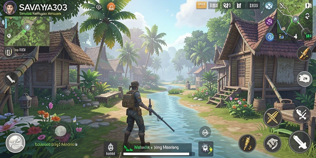 Tampilan gameplay SAVAYA303 yang interaktif dan penuh warna.