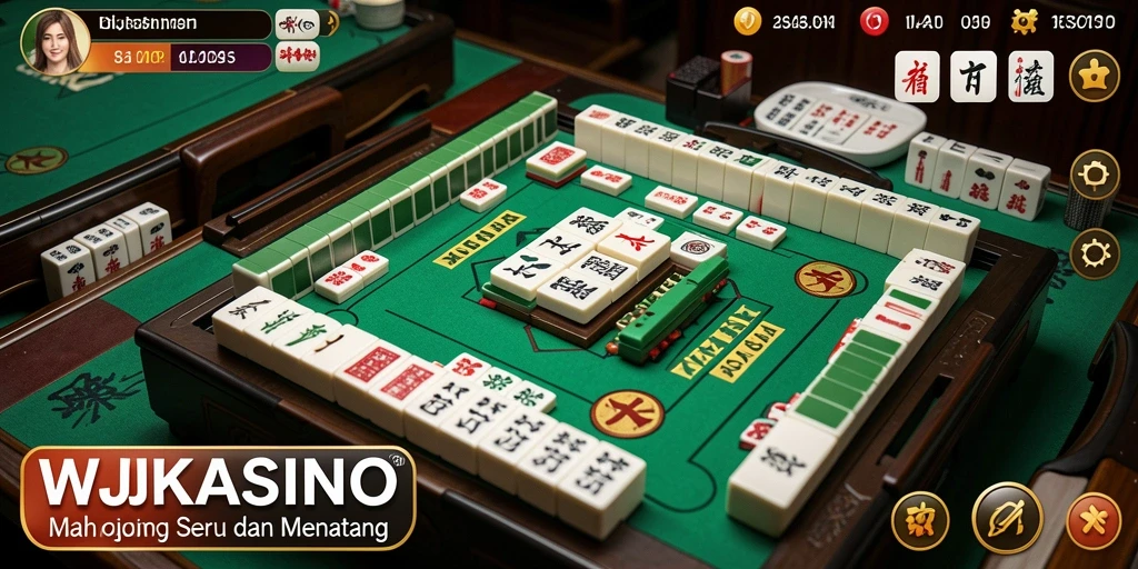 Tangkapan layar gameplay Mahjong yang seru dan menantang di WJKASINO.